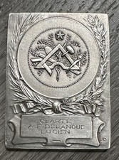 Rare plaque medaille d'occasion  Châtres-sur-Cher