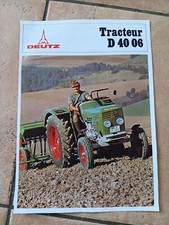 Brochure commerciale deutz d'occasion  La Roche-sur-Yon
