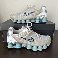 Rzadkie 2002 Nike Shox TL Białe Wodnoniebieskie Tiffany Buty Damskie Rozmiar US 8 EU 39 na sprzedaż  Wysyłka do Poland