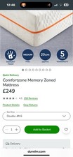 Double mattress comfort for sale  LYTHAM ST. ANNES