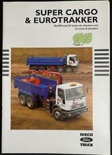 Usado, IVECO FORD SUPER CARGO EUROTRAKKER CABINE MOTOR CAMINHÃO BASCULANTE VAGÃO CAMINHÃO BROCHURA comprar usado  Enviando para Brazil