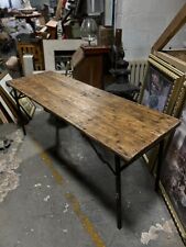 Rustic trestle table for sale  BUXTON