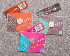 Moneta 50p hockey usato  Spedire a Italy