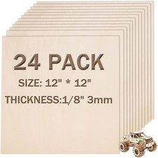 Pack 12x12x1 basswood for sale  Casper