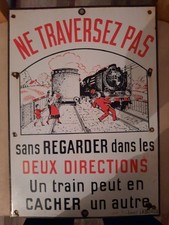 Ancienne plaque émaillée d'occasion  Boussens