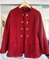 Red tweed jacket for sale  LONDON