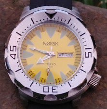Relógio Sea Monster, Norsk, Noruega mergulhador olímpico de Tóquio, quartzo cidadão - Amarelo comprar usado  Enviando para Brazil