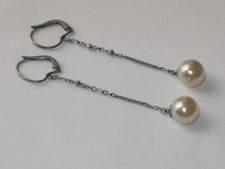 Jugendstil silber hrringe gebraucht kaufen  Bischofsheim
