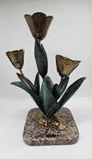 Vtg brass tulip d'occasion  Expédié en Belgium