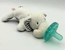 Chupeta WubbaNub Binky infantil 0-3mo pelúcia branca elefante soothie Mary Meyer comprar usado  Enviando para Brazil