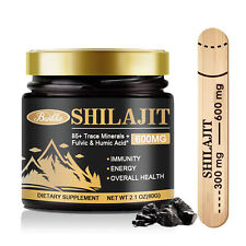 100% Shilajit do Himalaia, Resina Macia, Orgânica, Extremamente Potente, Ácido Fúlvico 60g comprar usado  Enviando para Brazil