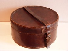 Vintage leather round for sale  HOLYWELL