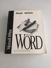 Microsoft word manuale usato  Torino