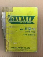 Yamaha parts list for sale  LOUTH