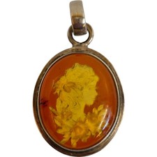 Cameo pendant sterling for sale  UK