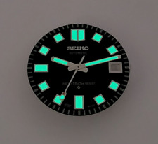 NOVO CONJUNTO COMPLETO DE PONTEIROS/MOSTRADOR PARA RELÓGIO DE MERGULHO MASCULINO AUTOMÁTICO SEIKO 6105-80XX! comprar usado  Enviando para Brazil