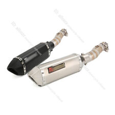 Sistema de escape tubo de enlace medio silenciador negro puntas 51 mm para CFMOTO 450MT 2024 2025 segunda mano  Embacar hacia Mexico