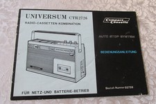 Bedienungsanleitung universum  gebraucht kaufen  Halle