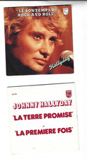 Johnny hallyday single d'occasion  Saint-Chamond
