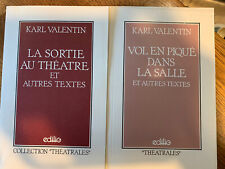 Karl valentin.4 livres d'occasion  Paris V