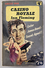 Casino Royale | Ian Fleming, James Bond | Great Pan 3rd Print 1958 | Sam Peffer comprar usado  Enviando para Brazil