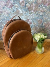 Mochila de couro feita à mão crazyhorse para homens e mulheres gravação personalizada comprar usado  Enviando para Brazil