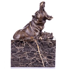 Bronzeskulptur nashorn schwarz gebraucht kaufen  Markt Schwaben