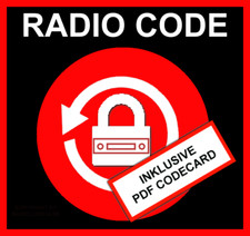 Codice radio originale usato Codice radio originale usato  Spedire a Italy