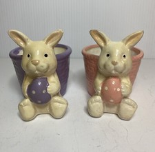 Ivory ceramic bunnies for sale  Frankston