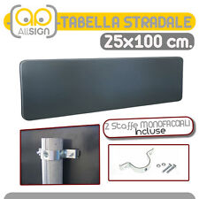 Tabella stradale neutra usato  Milano