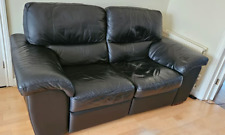genuine leather reclining sofa for sale  ROCHESTER