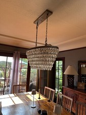 restoration hardware foucault chandelier for sale  Santa Ana