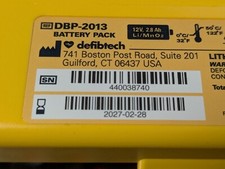 Bateria desfibriladora Defibtech AED DBP-2013 DCF data de validade fevereiro 2027 comprar usado  Enviando para Brazil