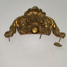 Antique gilded pediment for sale  Darien