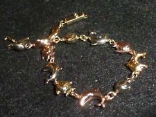 Usado, PULSEIRA FANTASIA VIDA MARINHA OURO TRICOLOR SÓLIDO 10K - 6 5/8" - 4,70 G comprar usado  Enviando para Brazil