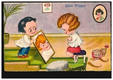Karikatur beim friseur gebraucht kaufen  Schwalmtal