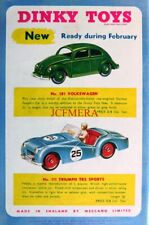 Dinky toys beetle for sale  SIDCUP