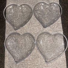 Glass heart shaped for sale  Cleveland