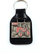 Chaveiro - Massey-Ferguson 595 - Metal pintado, couro base - Vintage 1970-80s comprar usado  Enviando para Brazil