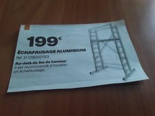 échafaudage aluminium . d'occasion  Lys-lez-Lannoy