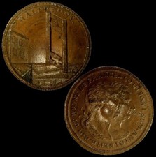 MIDDLESEX SKIDMORE GUILHOTINA HALFPENNY TOKEN 1795 D&H 513 EXTREMAMENTE RARO comprar usado  Enviando para Brazil