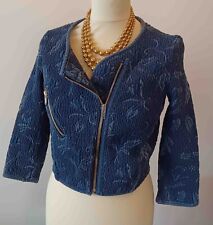 Veste matelassée bleue d'occasion  Vic-Fezensac