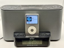Rádio relógio Sony Dream Machine ICF-CS10iP FM/AM base alarme preto iPod NÃO incl comprar usado  Enviando para Brazil