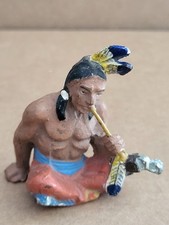 Lineol indianer sitzend gebraucht kaufen  Falkenstein