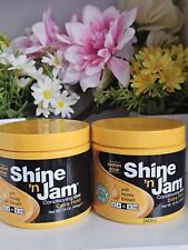 Condicionador AMPRO PRO Shine 'n Jam Extra Hold 16 oz Bom para Cabelo Natural 2 peças comprar usado  Enviando para Brazil