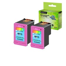 Pacote com 2 901-XL para impressora HP 901XL cartucho de tinta colorida CC656A OfficeJet G510a comprar usado  Enviando para Brazil