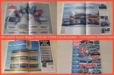 Mitsubishi Space Wagon GLXi mit 133PS Literaturpaket - 3 komplette Zeitschriften comprar usado  Enviando para Brazil