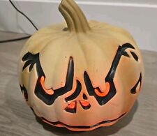 Usado, Lanterna Halloween Jack O branca abóbora desgastada luz vermelha dentro rosto assustador comprar usado  Enviando para Brazil