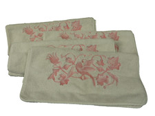 Conjunto de 4 Toalhas de Convidado Anali Bordadas Pássaro Floral Feito nos EUA 17x28 Decoração de Banheiro comprar usado  Enviando para Brazil