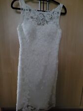 Wedding dress justin for sale  LONDON